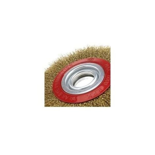 Stålbørste til rengøring af bænksliber, diameter 125 mm/150 mm/200 mm, 150mm.pa
