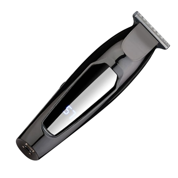 Sähköinen hiusleikkuri USB -ladattava ammattimainen LCD-näyttö Sähköinen partaleikkuri miesten partaleikkuri