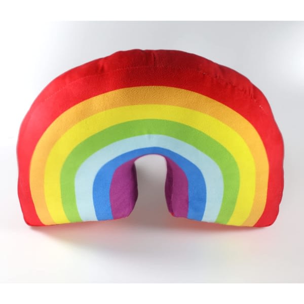 Regnbågskudde för flickor Barn Sängdekoration Kudde bågformad