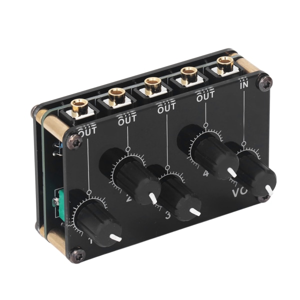 TX400 Sound Line Mixer 4-kanals Mini Stereo Portabel Passiv Mixer Kompakt ljudkortskonsol