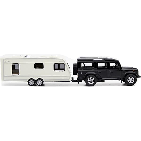 Legetøjs Autocamper SUV Trailer Træk RV Autocamper Legetøj til Drenge Støbt Lastbil Modelbil