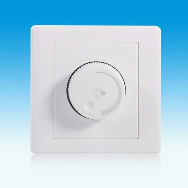Dimmerbryter - Praktisk veggmontert på/av roterende LED-dimmer for lysstyrkekontroll