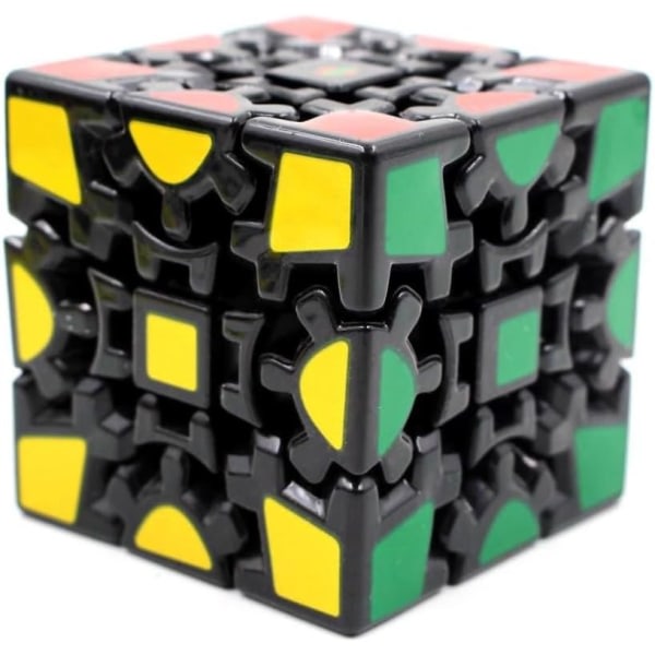 Magic Combination 3d Gear Cube I Generation svartmålad