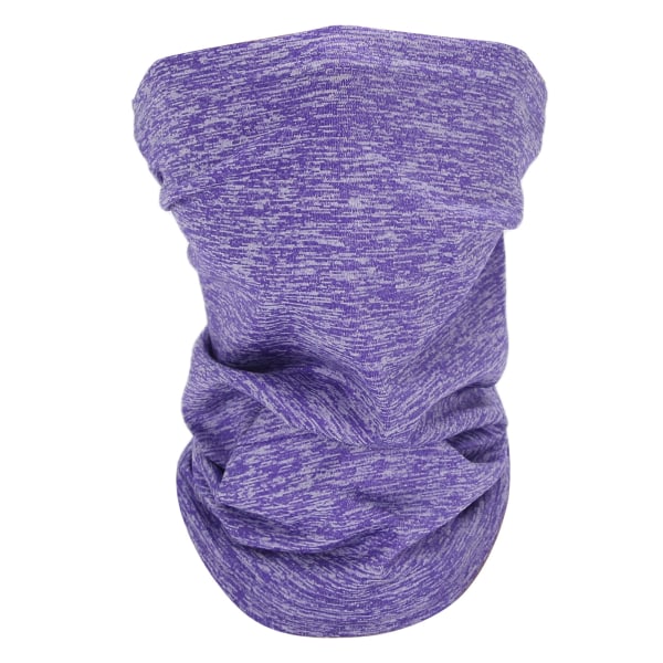 Multifunktionelt åndbart ansigtstørklæde Elastisk blødt vaskbart pandebånd Armbånd Hårbånd (lilla)