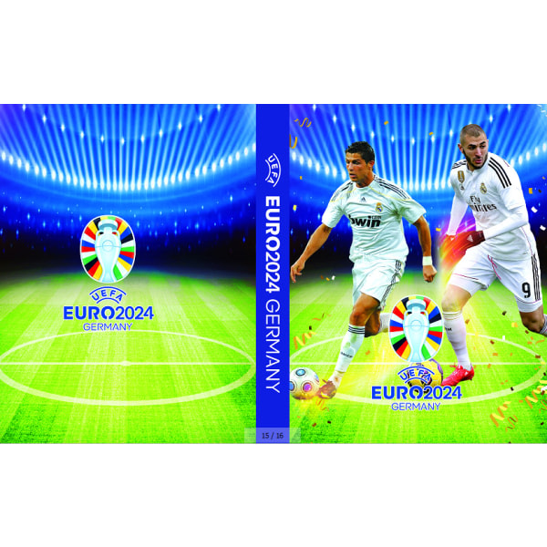 Samlingen av fotbollsstjärnekort rymmer 432 VM Messi Ronaldo-kort Jiugongge 3D Dynamic 1