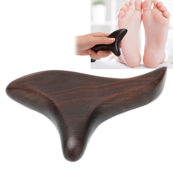 Kaavintalauta Puinen jalka Gua Sha -hierontalauta akupunktiohierontapuristukseen