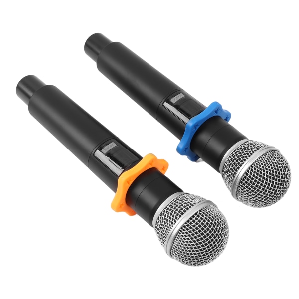 Trådløs håndholdt mikrofon 1 for 2 Klart trådløst mikrofonsystem med mottaker for familiefest utendørs