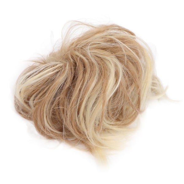 Fluffigt hårbulleförlängningar Högtemperaturfiber Smutsigt bulle-hårbit rufsig uppsatt hårbullarQ17-19H613#
