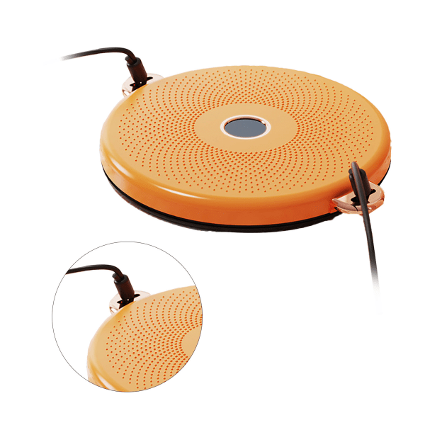 Twister Board PP ja ABS liukumattomuus Helppokäyttöinen Kevyt vyötärökone Fitness Orange Pull Rope