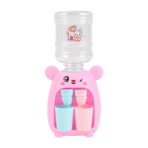 1 st Söt rosa juice for barns dubbel vanndispenserleksak (rosa)