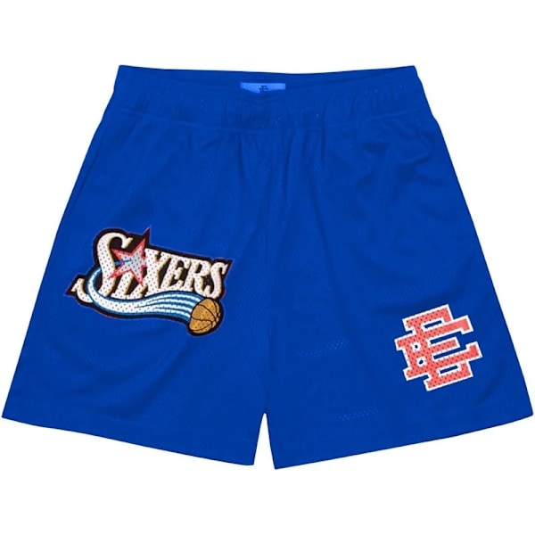 Eric Emanuel Ee Basic Short New York City Skyline Herrshorts Fitness Sportbyxor Sommar Träning Andningsbara Basketshorts T Royalblå XXXL_paris