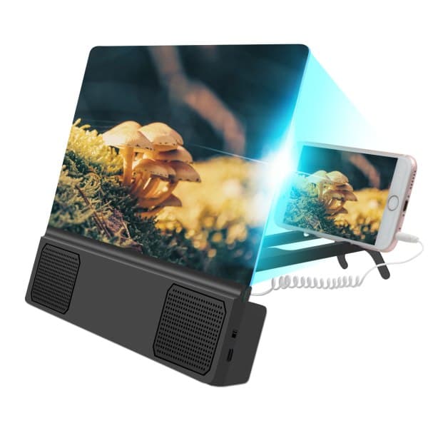 Universal 12\" Screen Magnifier with Built-in Speaker