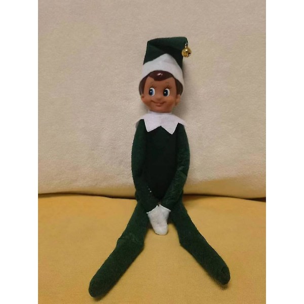Elf Doll Juldekor Barnpresent Överraskning Plyschleksak Holiday Reideer Alves Rosa Röd Värit_ai Vihreä poika