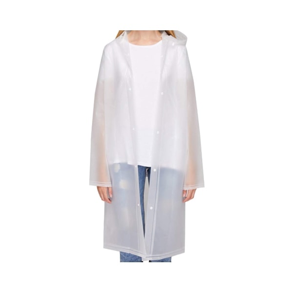 Transparent regnkappa Vattentät regnponcho Regnkläder (PA)