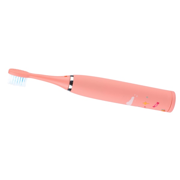 Børne elektrisk tandbørste 4 gear 8 børstehoveder USB-opladning Børne elektrisk tandbørste Pink