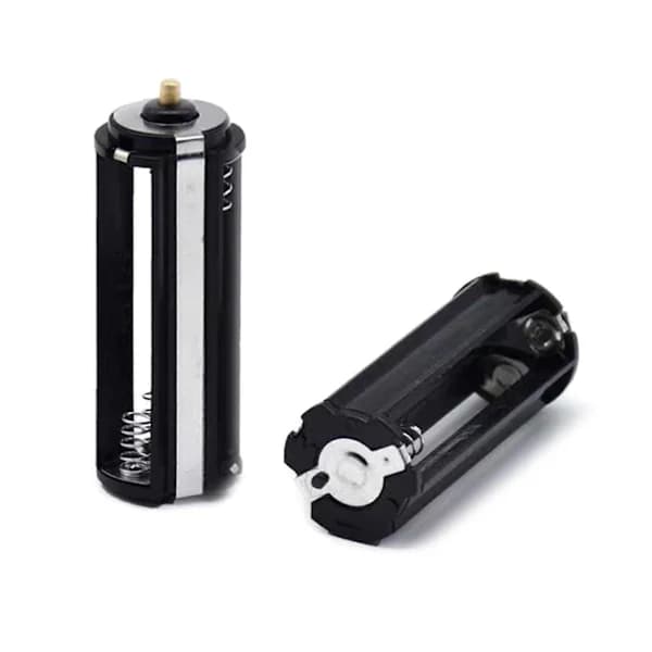Batteriholder Sort til 3 x 1,5V AAA Batterier Lommelygte Legetøj 3x AAA til