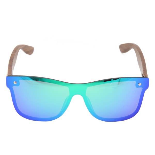 Solglasögon UV400 Flexibel Hållbar Snygga båglösa solglasögon för solskydd Fiskeutflykter Utomhussport Cykling Köra Grön Silver