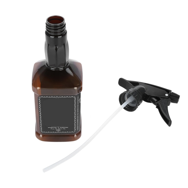 650 ml Frisörsprayflaska Salon Barber Hair Tool Påfyllningsbar vattensprutflaska Brun