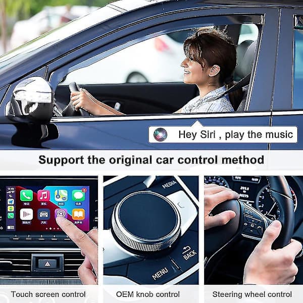 Langaton Carplay -sovitin Androidille tai Applelle, langaton autoadapteri, Apple langaton Carplay -dongle, Plus