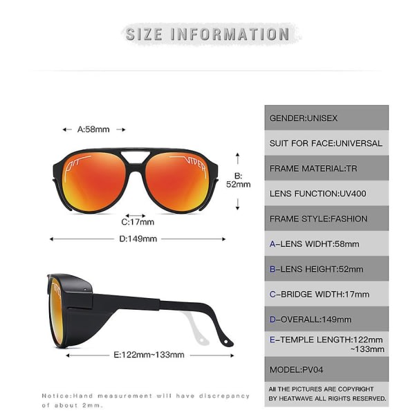 Serie polariserade cykelglasögon, färgglada helbelagda sport Uv400 solglasögon