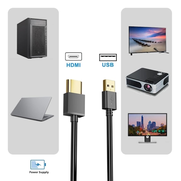 Adapterkabel HDMI til USB-kabel 50