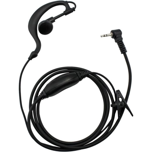 Clip-Ear Shape Headset Hörsnäcka/mikrofon for Motorola Talkabout Walkie Talkie Radio