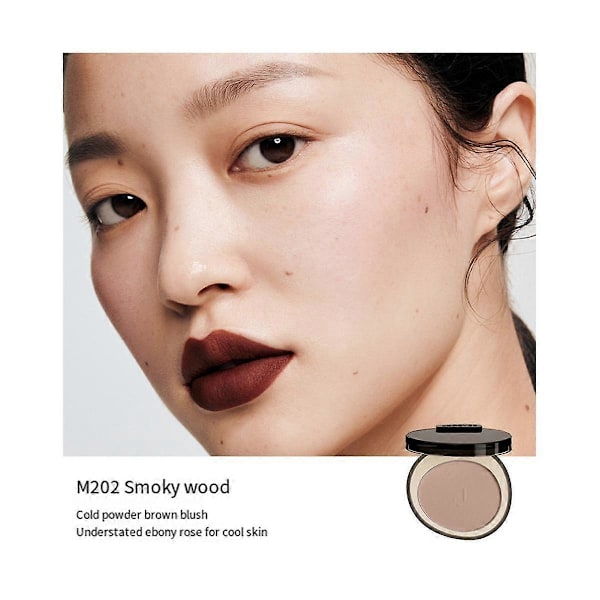 Brun Rouge Smink Enkel Färg Vattentät Långvarig Highlighter Puder Dam Kosmetika.pa