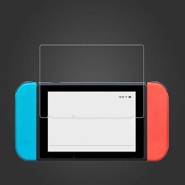 Gennemskinlig anti-ridse beskyttelsesfilm til Nintendo Switch Lite Oled skærmbeskyttelse Separat håretui til Nintendo SwitchFor NS