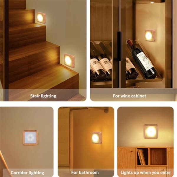 LED Underskabslys Touch Natlys HVIDT LYS hvidt lys