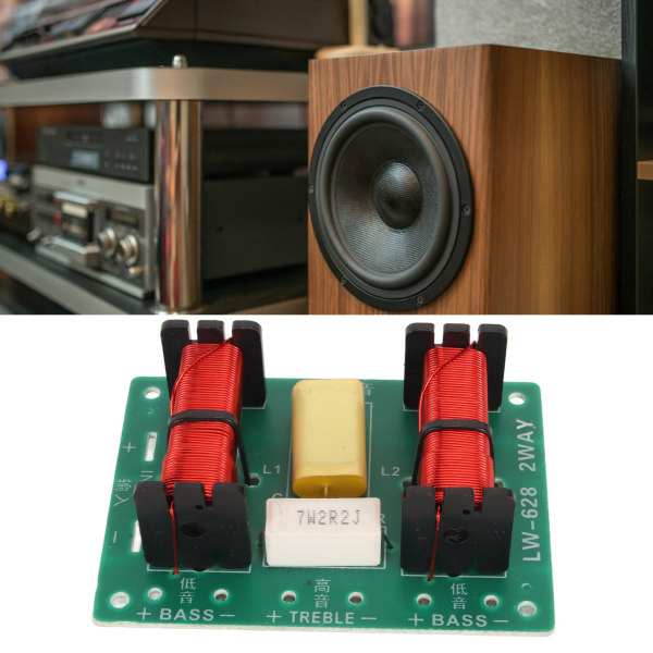Lydhøyttaler Frekvensdeler Modul Diskant Bass Crossover Filter Fordelerkort