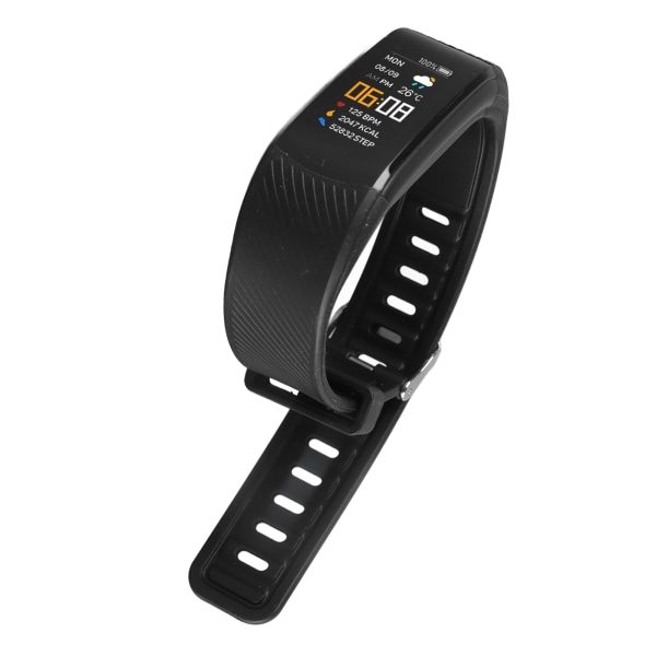 Smart armband Högprecisionssensor IP67 Vattentät USB laddning Multifunktions watch för pulsmätning