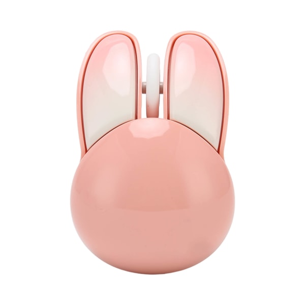 Cute Rabbit Wireless Mouse 2.4G Justerbar DPI-følsomhed 33ft Effektiv rækkevidde Batteridrevet Silent Mouse Gaming Mus Pink