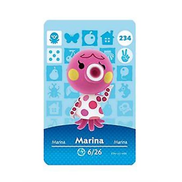 Nfc-spelkort för djurpassning, yhteensopiva Wii U - 234 Marina
