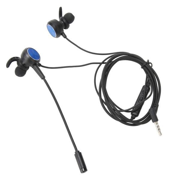 3,5 mm gaming-øretelefoner Stereo støjreduktion Kablede gaming-øretelefoner med aftagelig justerbar mikrofon til Xbox One Phone PC