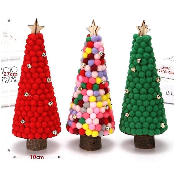 Ullfilt juletre, Mini juletre, 27 10 cm