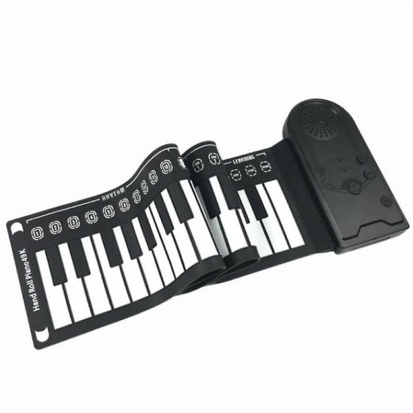 Elektriskt Piano Digital Piano 49-tangenters bärbar mjuk silikon rullad elektronisk klaviatur Piano för nybörjare
