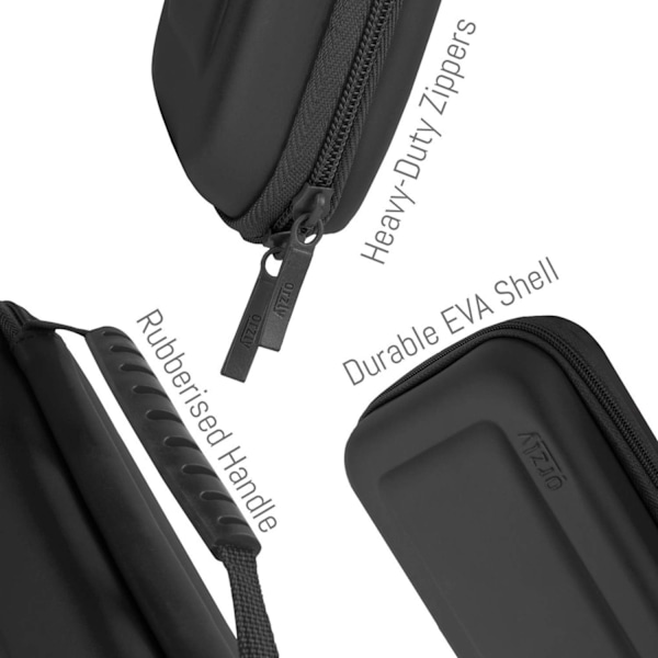Etui til Nintendo Switch Lite - Beskyttende rejseetui med opbevaring til Switch Lite-spil og tilbehør