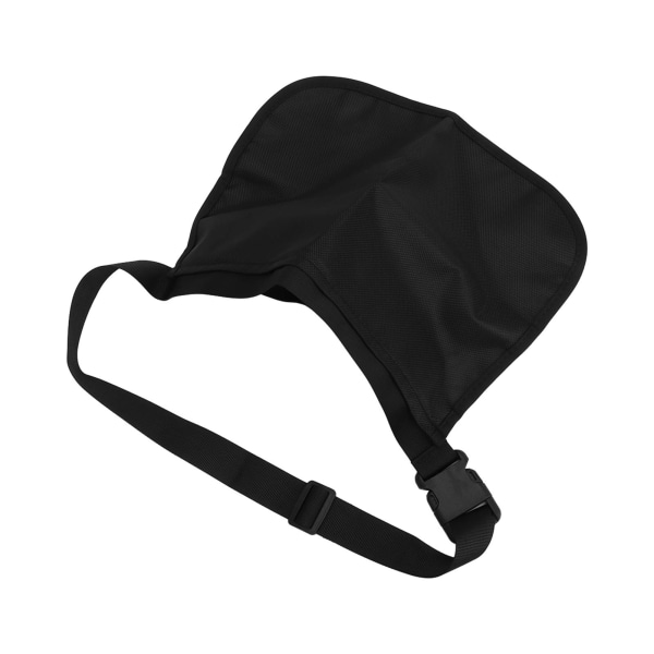 Tennispallon pidike musta Oxford mesh, säädettävä vyötäröhihna laukkulaukku tennisgolfpyöräilyyn