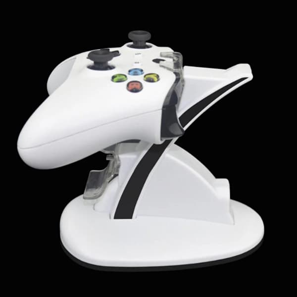 Xbox One Ladestasjon - Lader Kontroll Håndkontroll Hvit