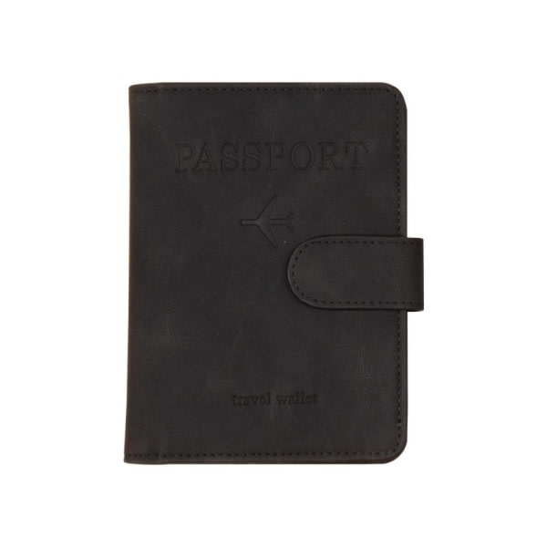 RFID Passhållare Passväska SVART svart black