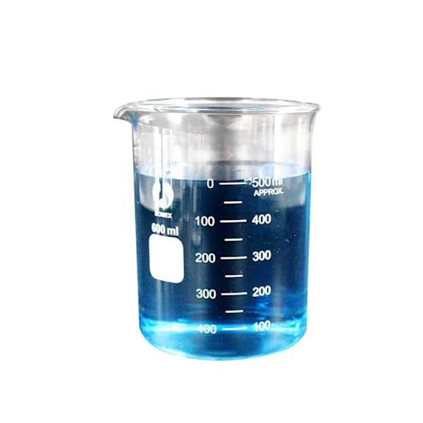 Laboratoriebägare Graderad bägare Skalad mätbägare
