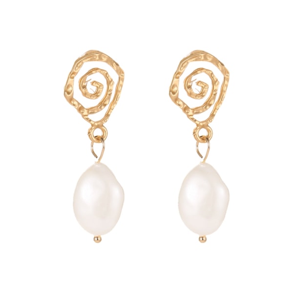 1 par legering faux perle øredobber anheng øredobber kvinner dame smykker dekorasjon