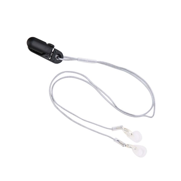 Plastik praktisk høreapparat Anti Lost Rope Lydforstærker Ørehjælpemidler Børn Farverig hængestrop (grå)