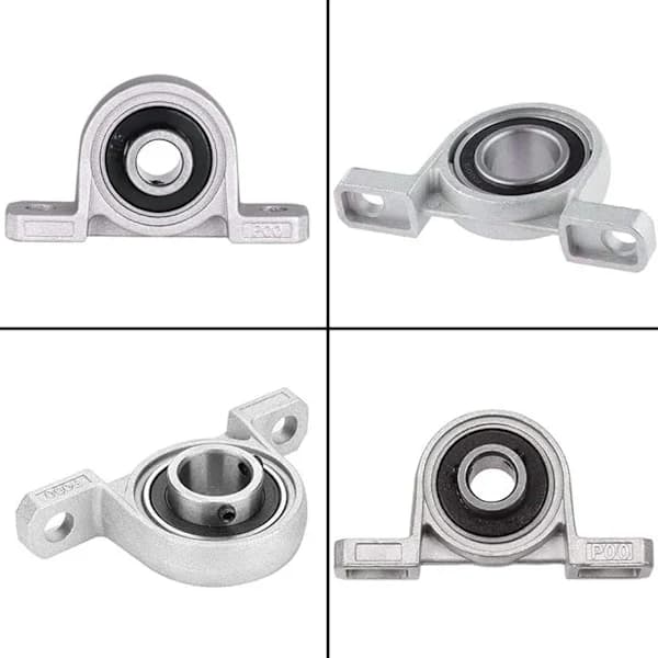 4 stk. 10 mm selvjusterende flangelejer
