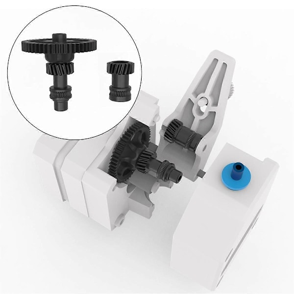 CNC Pom Helical Gear Nano-belagd Härdat Stål Högre -Delars Gear Kit för VORON 0.2 2.4 Trident C.pa
