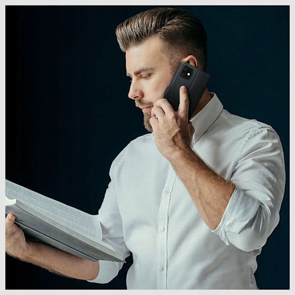 Lærfutteral for Motorola Moto G85 5G - Tech-Protect 90