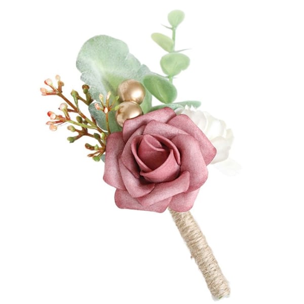 Rose Flower Corsage Broche FARVE 1 FARVE 1 Farve 1 Color 1