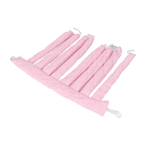 Varmeløs krøllejern Sova hår Curl Styling Roller Ribbon til kvinder Piger Ekstra langt hår Rosa