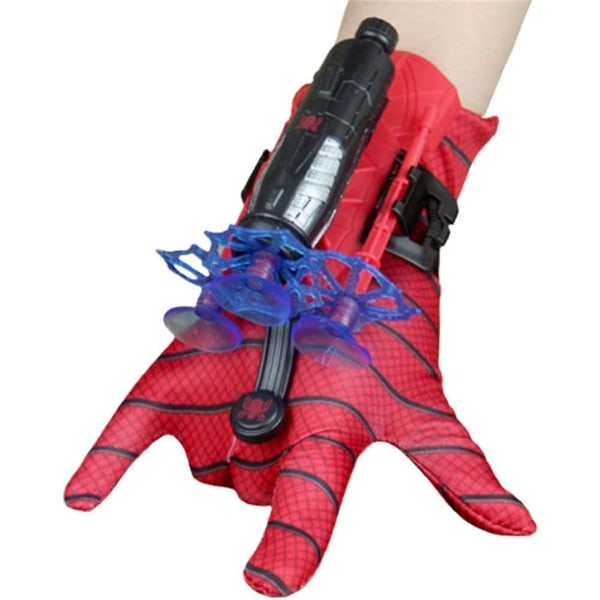 Barn Plast Spider Launcher Handskar Rollspel Spider Launcher Handskar Set Pedagogiska roliga leksaker för barn