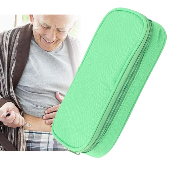 Insulinbæretaske Bærbar rejseorganisator Coller-taske til diabetes med lynlås type 5